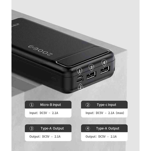 Powerbank - 20.000mah - P6K - AWEI - 004411