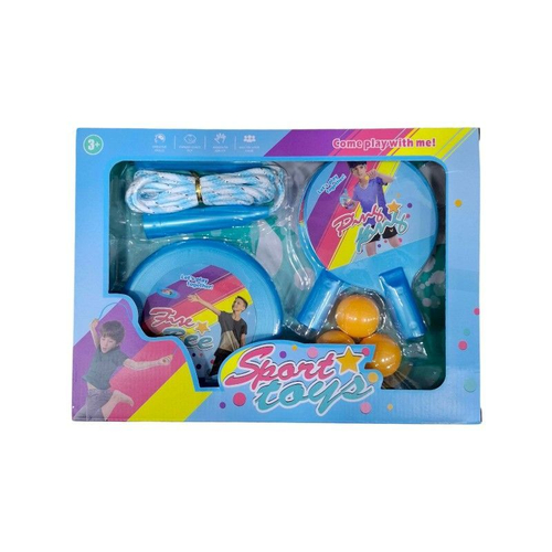 Παιδικό σετ άθλησης - Ping Pong - Δίσκος - Σχοινάκι - 215580 - Blue