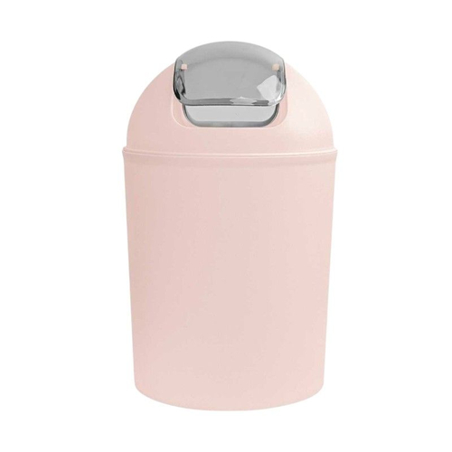 Κάδος απορριμμάτων μπάνιου πλαστικός - Light Pink - 21653