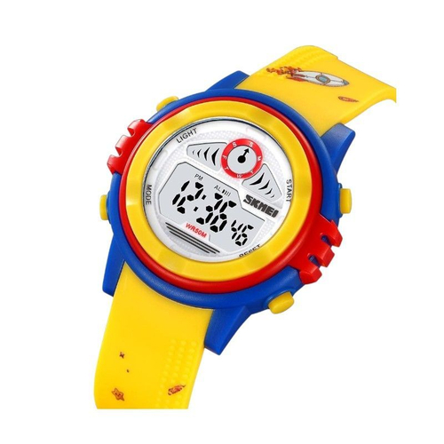 Παιδικό ψηφιακό ρολόι χειρός – Skmei - 2266 - Yellow