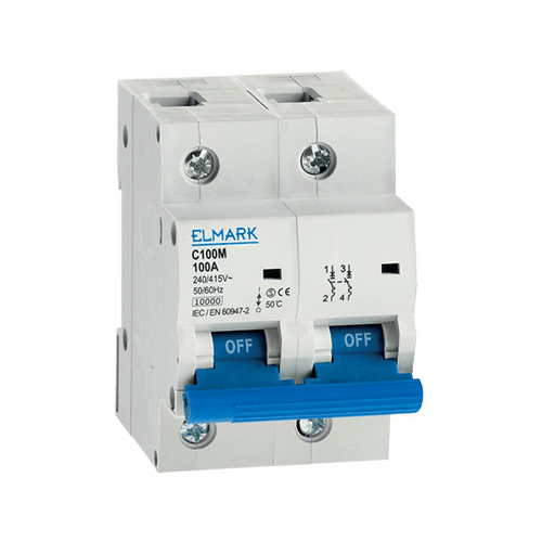 ΜΙΚΡΟΑΥΤΟΜΑΤΗ ΑΣΦΑΛΕΙΑ C100M 10KA 2P 80A ΚΑΜΠΥΛΗ С