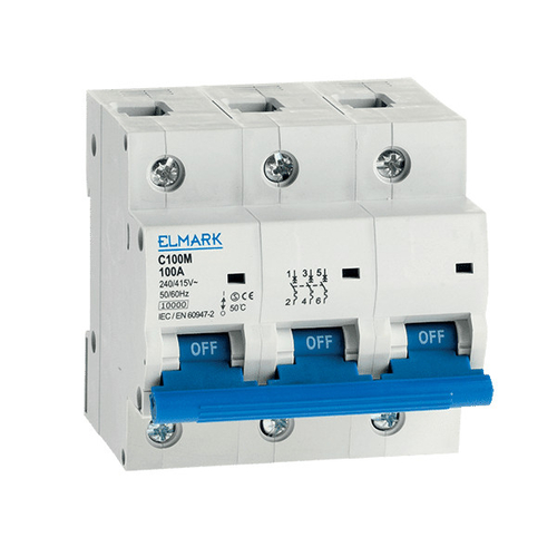 ΜΙΚΡΟΑΥΤΟΜΑΤΗ ΑΣΦΑΛΕΙΑ C100M 10KA 3P 80A ΚΑΜΠΥΛΗ B
