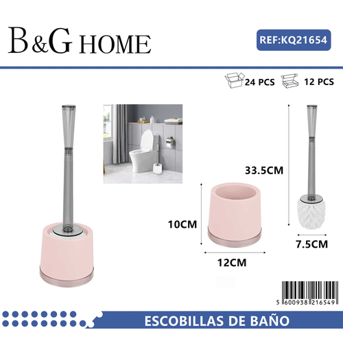 Βουρτσάκι τουαλέτας - Πιγκάλ - Light Pink - 21654