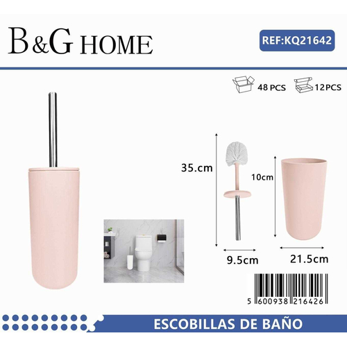 Βουρτσάκι τουαλέτας - Πιγκάλ - Light Pink - 21642