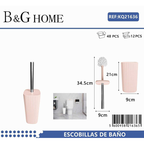 Βουρτσάκι τουαλέτας - Πιγκάλ - Light Pink - 21636