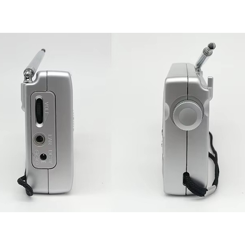 Φορητό ραδιόφωνο μπαταρίας - KK979 - 201109 - Silver