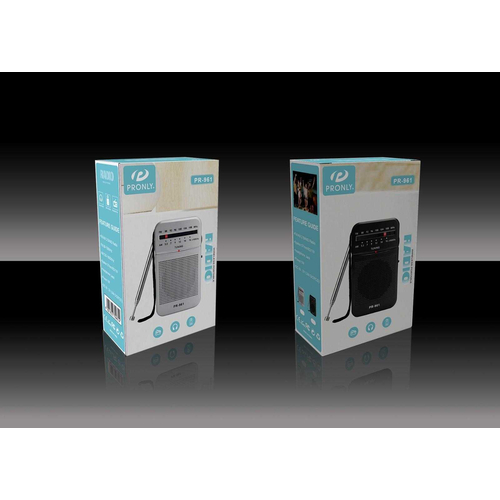 Φορητό ραδιόφωνο - PR-961 - 241304 - Black