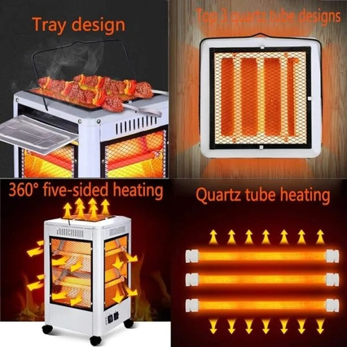 Ηλεκτρική θερμάστρα χαλαζία - NSB200B1 - 412482 - White