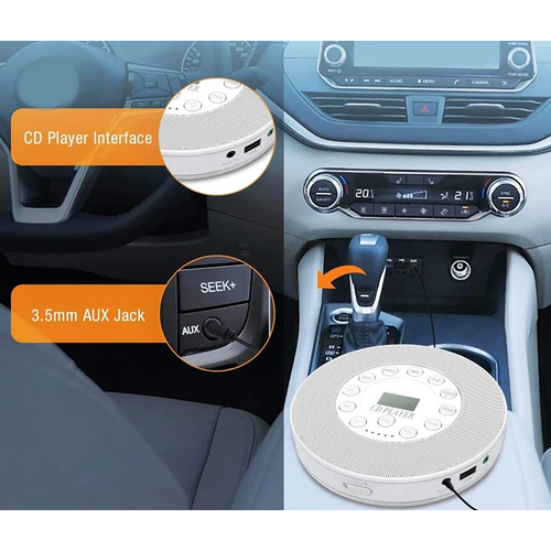 Φορητό επαναφορτιζόμενο CD Player - CDP-3031 - 718105 - White