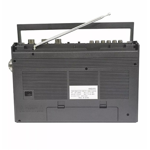 Φορητό ραδιόφωνο & κασετόφωνο με Bluetooth - GLB910 - 718211 - Black