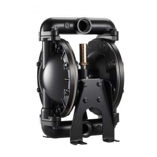 Αεροκίνητη αντλία διπλού διαφράγματος VEVOR, μέγιστη 132,49 LPM, τυπική αντλία εισόδου και εξόδου αέρα, πνευματική αντλία μεταφοράς χρησιμοποιημένων λαδιών, σώμα από κράμα αλουμινίου, διπλά διαφράγματα, για ντίζελ, γράσο, κηροζίνη, βενζίνη