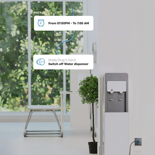 3800235261842 | Shelly Plug S MTR Gen3 W (12A 2500W) - Λευκό