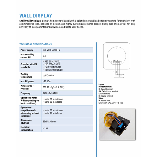 3800235264898 | Shelly Wall Display White + BLU H&T Ivory 4'' - EAN 3800235264898