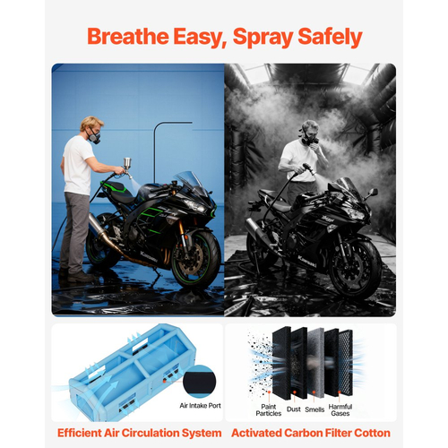 Φουσκωτός θάλαμος βαφής VEVOR, 12 x 5 x 4 m, Φουσκωτός θάλαμος ψεκασμού με φυσητήρες 950W+1100W και σύστημα φίλτρου αέρα, τριγωνική οροφή, για βαφή αυτοκινήτων, φορτηγών, μεγάλων επίπλων και λαμαρινών αυτοκινήτων