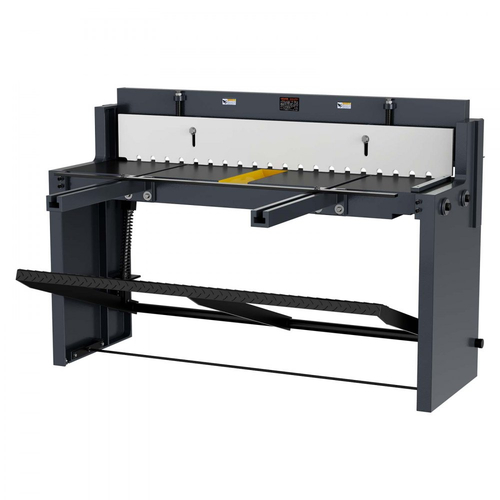 Ψαλίδι λαμαρίνας VEVOR Foot Stomp, χειροκίνητο ψαλίδι δαπέδου πλάτους 1320 mm, με ατσάλινο πλαίσιο από σίδηρο, ρυθμιζόμενο διάκενο λεπίδας, στοπ υλικού, έλεγχος ποδοκίνητου πεντάλ για κοπή χάλυβα, χαλκού, οπλισμού και αλουμινίου