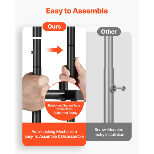 Ράφι ρούχων VEVOR, Ράφι ρούχων με κρεμάστρα και πλαϊνούς γάντζους, 3 ράφια αποθήκευσης, χωρητικότητα φορτίου 45 kg, Ράφι ρούχων βαρέως τύπου από ανθρακούχο χάλυβα για υπνοδωμάτιο, πλυντήριο, σαλόνι