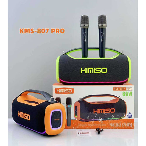 Ασύρματο ηχείο Bluetooth με 2 μικρόφωνα Karaoke - KMS-807 Pro - 813782 - Green