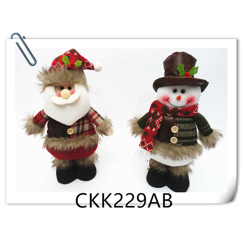 Χριστουγεννιάτικη λούτρινη κούκλα - 33cm - 212269