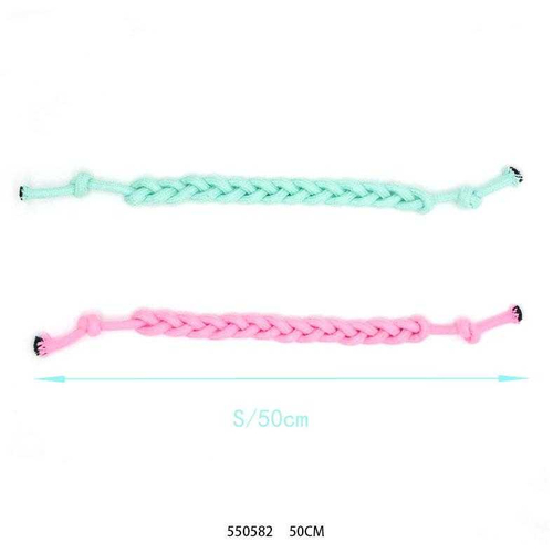 Παιχνίδι σκύλου σχοινί πλεξούδα - 50cm - 12pcs - 550582