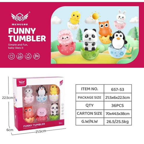 Σετ ζωάκια με βάση αυγό που δεν πέφτει - 657-53 - 917404