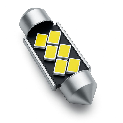 VenCore 3216-10092 - C5W Festoon 36mm - Λάμπα LED Σωληνωτή για Βάση C5W 36mm Festoon 6 SMD 5630 1.5W 300 Lumen 12 Volt Ψυχρό Λευκό 6000K