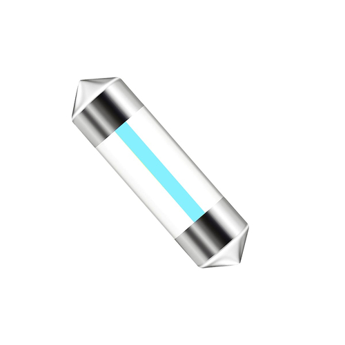 VenCore 3216-10118 - C5W Festoon 31mm - Λάμπα LED Σωληνωτή για Βάση C5W 31mm Festoon 1 Filament LED 0.30W 80 Lumen 12 Volt Γαλάζιο Ice Blue