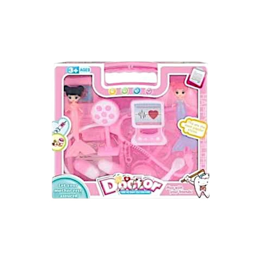 Σετ βαλιτσάκι ιατρικής - 012 - 917298 - Pink