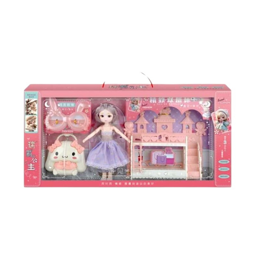 Σετ κούκλα με έπιπλα & αξεσουάρ - 3229 - 917367