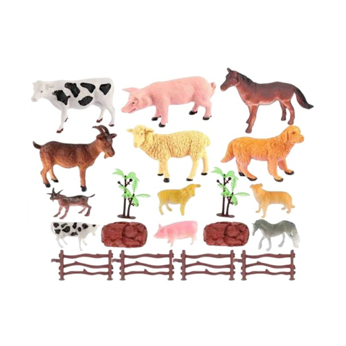 Σετ φιγούρες ζώων φάρμας - 20pcs - 146-61E - 917521