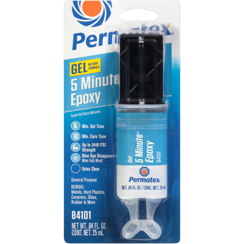 Permatex 5-Minute Epoxy Gel - Εποξειδική Κόλλα 25ml 1τεμ (PMX.84101)