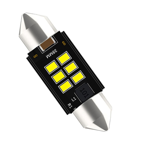 VenCore 3216-10148 - C5W Festoon CanBus Gen4 39mm - Λάμπα LED Σωληνωτή για Βάση C5W 39mm Festoon CanBus Gen4 6 SMD 3020 2W 330 Lumen 8-48 Volt Ψυχρό Λευκό 6000K