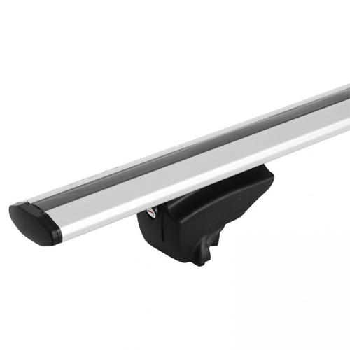MENABO ΜΠΑΡΕΣ ΟΡΟΦΗΣ ΑΛΟΥΜΙΝΙΟΥ LINCE XL SILVER 135 cm ΣΕ ΑΣΗΜΙ ΧΡΩΜΑ ΓΙΑ Renault Austral 5 doors 2022> ΜΕ FLUSH RAILS - 2 ΤΕΜ (8880/MB)