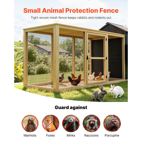 Ύφασμα VEVOR για εξαρτήματα 61cm x 7,62m, ρολό από γαλβανισμένο συρματόπλεγμα 2 x 3 ιντσών, πλέγμα 16 Gauge, περίφραξη από συρματόπλεγμα κοτόπουλου με επίστρωση βινυλίου ανθεκτικό στις καιρικές συνθήκες, περίφραξη κήπου με συγκολλημένη περίφραξη φυτών βαρ