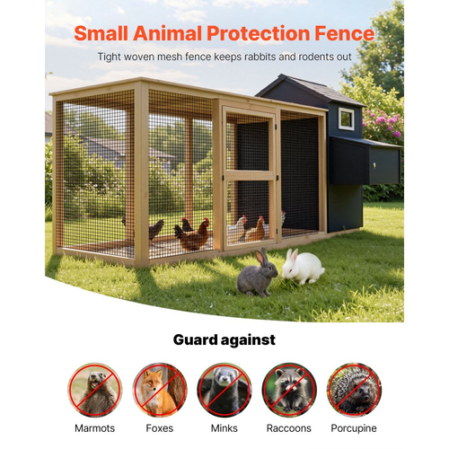 Ύφασμα VEVOR για εξαρτήματα 152cm x 30,4m, ρολό γαλβανισμένου συρματόπλεγματος 1/2 ίντσας 19 Gauge, περίφραξη από συρματόπλεγμα κοτόπουλου με επίστρωση βινυλίου ανθεκτικό στις καιρικές συνθήκες, περίφραξη κήπου με συγκολλημένη περίφραξη φυτών βαρέως τύπου