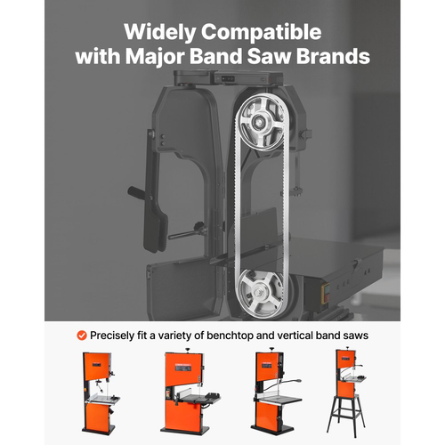 Λεπίδα πριονοκορδέλας VEVOR, μήκος 2780 mm, λεπίδα πριονοκορδέλας 4 TPI με 18 αιχμηρά δόντια σκληρυμένα HRC, ανθρακούχος χάλυβας υψηλής αντοχής SK5, πλάτος 16 mm, αντικατάσταση για τις κύριες μάρκες πριονοκορδέλας ξυλουργικής, συσκευασία 1 τεμαχίου