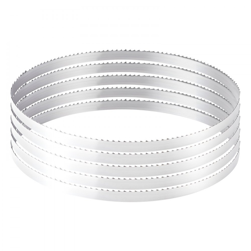 Λεπίδα πριονοκορδέλας VEVOR, μήκος 2780 mm, λεπίδα πριονοκορδέλας 4 TPI με 18 αιχμηρά δόντια σκληρυμένα HRC, ανθρακούχος χάλυβας υψηλής αντοχής SK5, πλάτος 16 mm, αντικατάσταση για τις κύριες μάρκες πριονοκορδέλας ξυλουργικής, συσκευασία 1 τεμαχίου