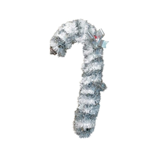 Χριστουγεννιάτικο Γλειφιτζούρι μπαστούνι - 15x19cm - 212351 - Silver