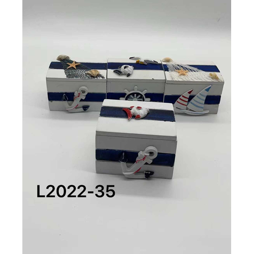 Σετ διακοσμητικά Souvenir - Κουτάκι - 4 τεμάχια - 251810