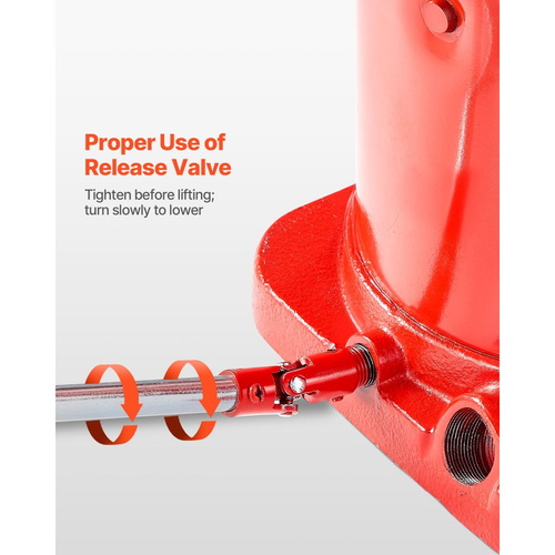 Υδραυλικός γρύλος μπουκαλιών VEVOR Air, χωρητικότητας 50 τόνων (110231,5 λίβρες), εύρος ανύψωσης 265-410 mm, πνευματικός/χειροκίνητος γρύλος μπουκαλιών βαρέως τύπου με αντλία για SUV, Pickup, φορτηγό, τροχόσπιτο, επισκευή αυτοκινήτου, κόκκινο