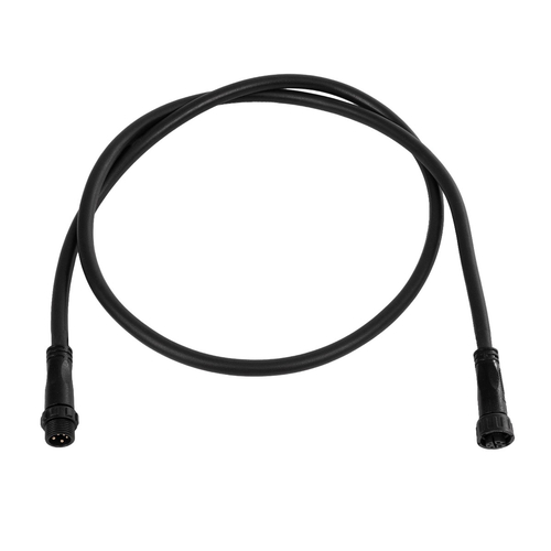 GLOBOSTAR® CONNECTOR 60958 5 Pin Καλώδιο/Επέκταση Ι 1 Μέτρου με Είσοδο 1 x Αρσενικό Βύσμα & Έξοδο 1 x Θηλυκό Βύσμα Αδιάβροχο IP68 - Μαύρο - Μ100 x Π2.5 x Υ2.5cm