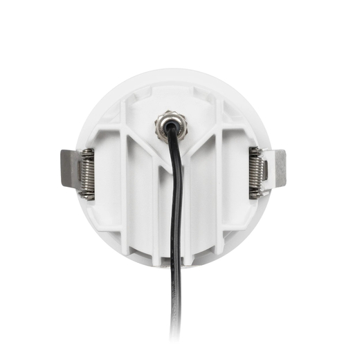 GLOBOSTAR® DUSTY 60341 Χωνευτό Downlight Σποτ LED 12W 1320lm 45° AC 220-240V Αδιάβροχο IP65 Θερμό Λευκό 2700K - Bridgelux COB Chip & TÜV SÜD Driver - Λευκό & Μαύρο Ματ - Μ8 x Π8 x Υ7.5cm / Q7.5cm - 5 Χρόνια Εγγύηση