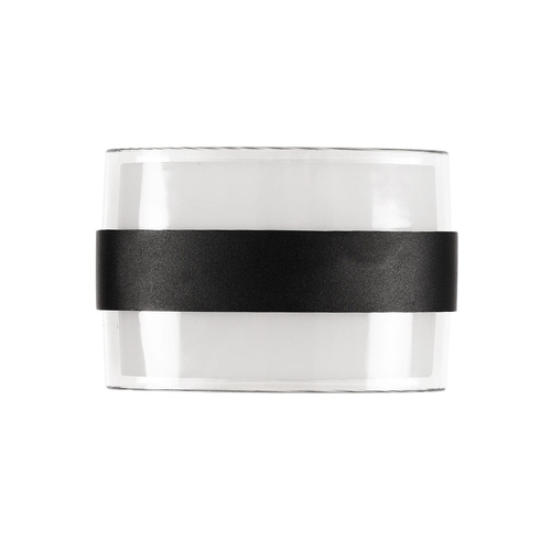 GLOBOSTAR® EMPIRE 60782 Μοντέρνο Φωτιστικό Τοίχου - Απλίκα LED 12W 1260lm 120° AC 220-240V Αδιάβροχο IP65 Φυσικό Λευκό 4500K - Bridgelux SMD Chip & TÜV SÜD Driver - Μαύρο Ματ - Μ18.5 x Π12 x Υ8.5cm - 3 Χρόνια Εγγύηση