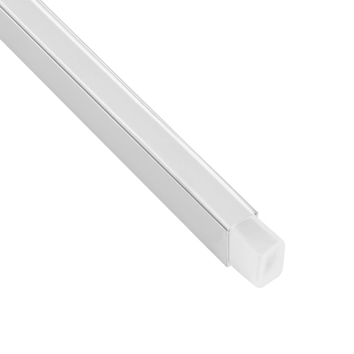 kelvo® NEONPRO KLV-101-0068 Βάση Στήριξης για Neon Flex - Ασημί Ματ - Μ300 x Π0.8 x Υ1.3cm - Πακέτο 5 Τεμαχίων