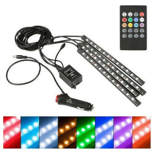 Σετ φωτισμού καμπίνας αυτοκινήτου LED RGBW - R-D19101-M18 - 110018