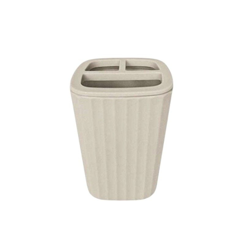 Θήκες οδοντόβουρτσας πλαστικές σε σετ 5Χ - Beige - 21566