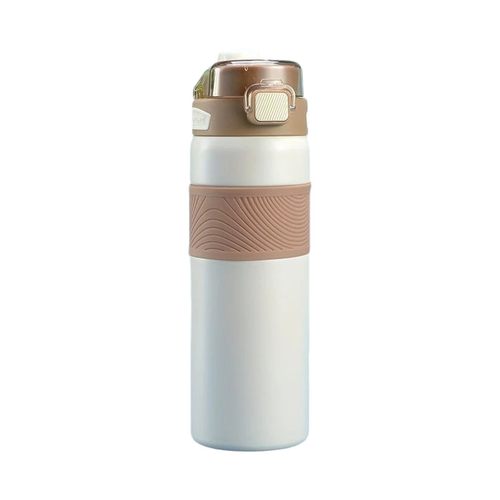 Φορητό παγούρι-θερμός - CF8235 - 600ml - 882393 - White/Brown