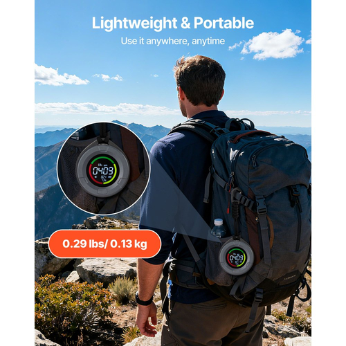 Συσκευή παρακολούθησης διοξειδίου του άνθρακα VEVOR, ελεγκτής CO2 με ένδειξη θερμοκρασίας και υγρασίας, καλώδιο αισθητήρα NDIR 4,57 μέτρων, ανιχνευτής διοξειδίου του άνθρακα, αισθητήρας CO2 για εξωτερικούς χώρους, σπίτι, γραφείο, αυτοκίνητο, ελαφρύς και φορητός