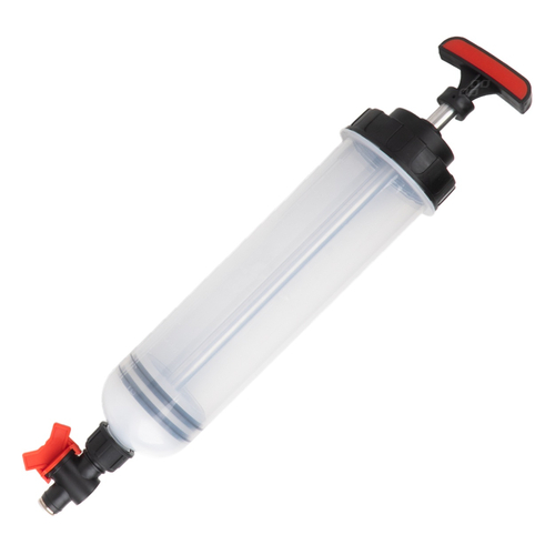 Amio - Σύριγγα αναρρόφησης & αλλαγής υγρών 1500ml με εύκαμπτο σωλήνα – Για λάδια Υγρά Φρένων & Ψυκτικά - 1 τεμ. (04278/AM)
