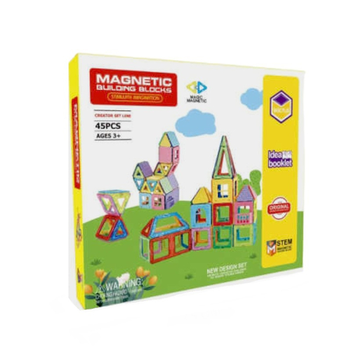 Σετ κατασκευών DIY με μαγνήτες - MX2266-47 - 45pcs - 917210