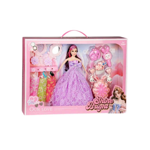 Κούκλα με αξεσουάρ ομορφιάς - 2546B - 917468